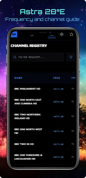 Astra 28.2°E Frequencies & tv Screenshot 2
