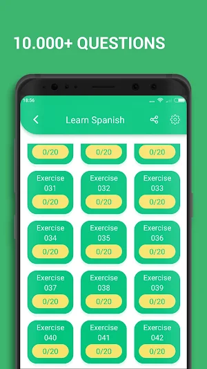 Learn Spanish Grammar Free Offline Test A1 A2 B1 Screenshot 3