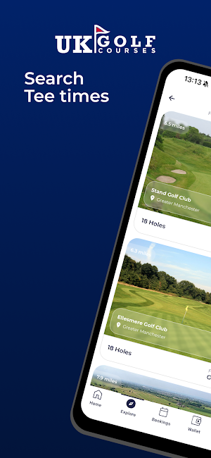 UK Golf Courses Screenshot 0