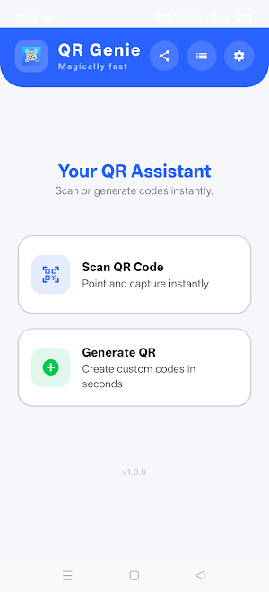 QR Genie: Code Scanner & Maker Screenshot 0