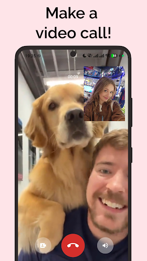 MrBeast Fake Call & AI Chat Screenshot 2