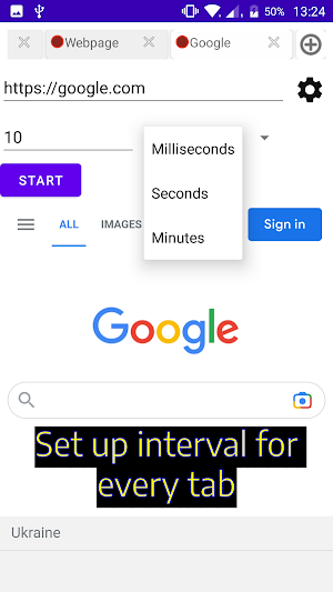 Browser tab auto refresh 2023 Screenshot 1