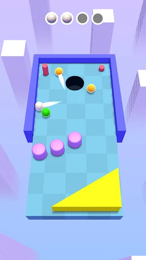 Mini Pool 3D: trick shot Screenshot 1