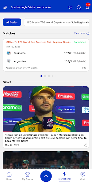 Scarborough Cricket Assoc. Screenshot 2