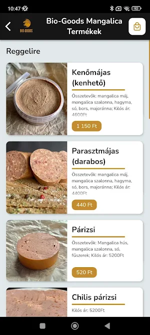 Bio-Goods Mangalica Screenshot 1