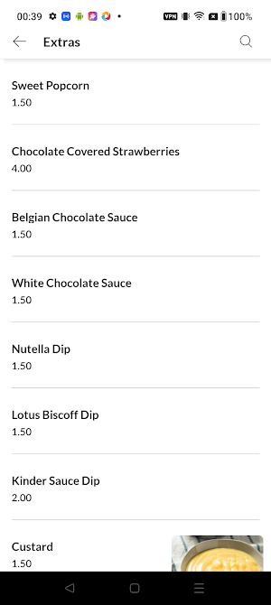 Bilals Desserts Screenshot 2