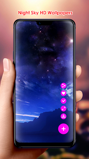 Night Sky HD Wallpapers Screenshot 2