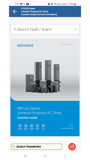 Inovance Drive Guide Screenshot 1