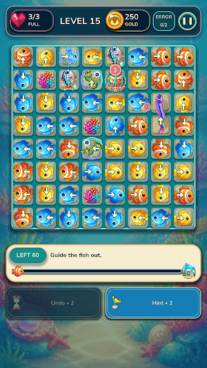 Nerafins: Fish Escape Puzzle Screenshot 3