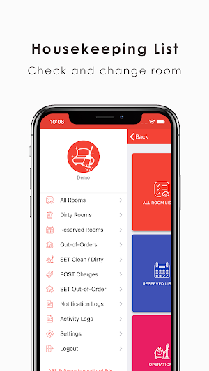 ABS Housekeeping App - ABS Hotel Management System Screenshot 2