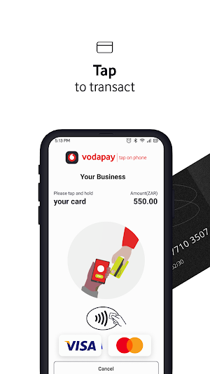 VodaPay Tap on Phone Screenshot 3