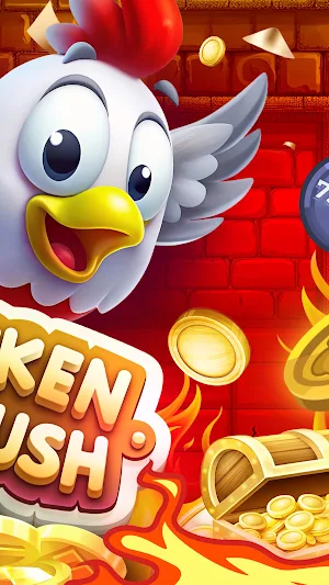Chicken Ski Rush Screenshot 1
