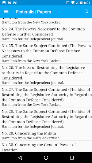 The Federalist Papers Screenshot 2