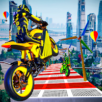Light Bike Stunts Games 3D
