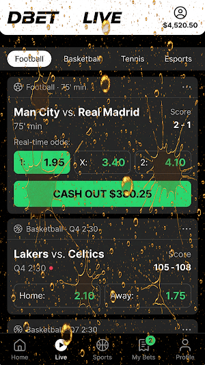 Dbet Screenshot 1