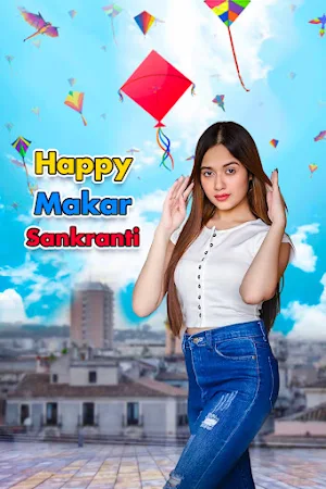 Makar Sankranti Photo Editor Screenshot 1