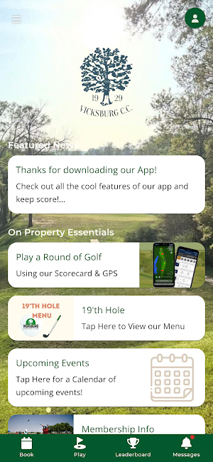 Vicksburg Country Club Screenshot 0