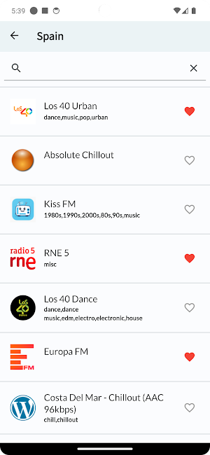 Tune Radio: Live AM FM Radio Screenshot 1