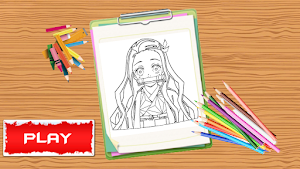 Demon Slayer Coloring Book Screenshot 1