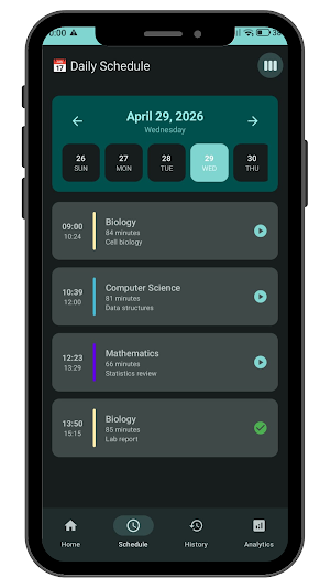 Study Time Planner Screenshot 0