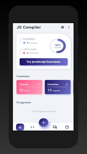 JavaScript Compiler - Compile JS Programs for Free Screenshot 0