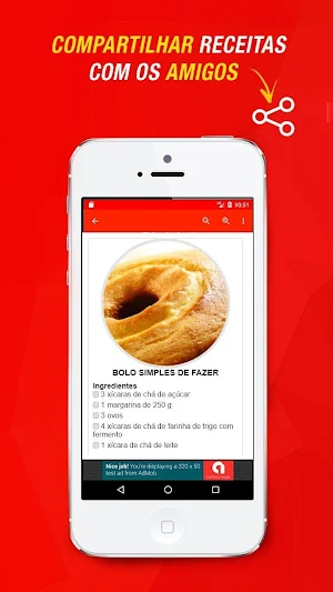 Receitas de Bolo de Trigo Screenshot 1