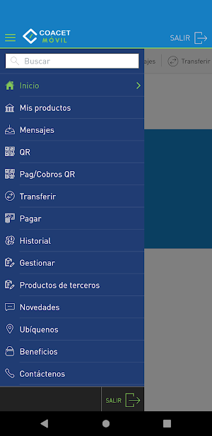 COACET Móvil Screenshot 1