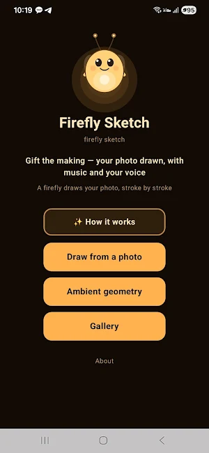 Firefly Sketch: Draw My Photo Screenshot 0
