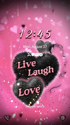 Black Love And Live- Wallpaper Screenshot 1