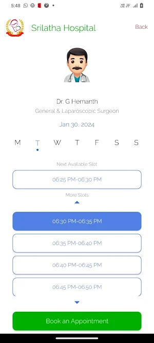 SRILATHA HOSPITAL Screenshot 3