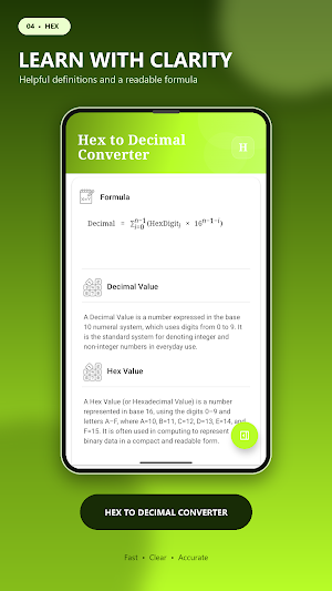 Hex to Decimal Converter Screenshot 3