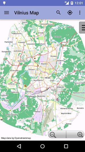 Vilnius Offline City Map Screenshot 0