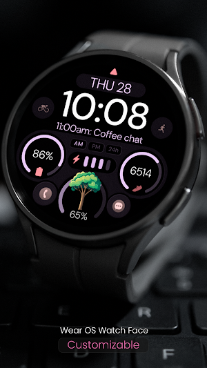 Digital Tree v2 watch face Screenshot 1