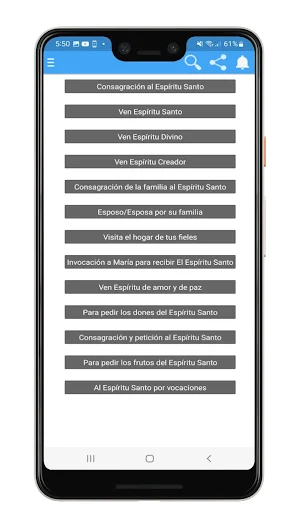 Oraciones Catolicas Screenshot 2