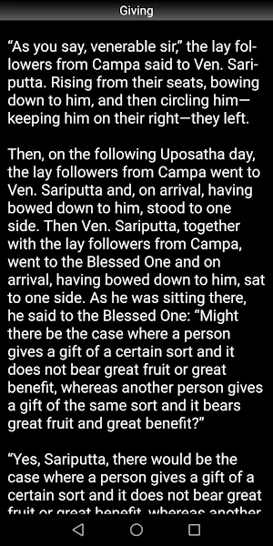 Giving - Buddhism Screenshot 2