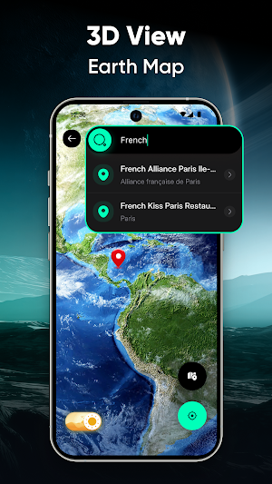 Live 3D Earth Map Viewer Screenshot 1