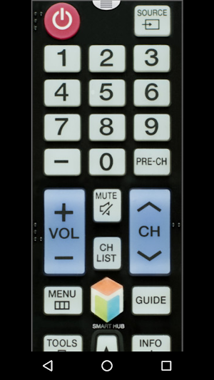 TV Remote Control for Samsung (IR - infrared) Screenshot 0