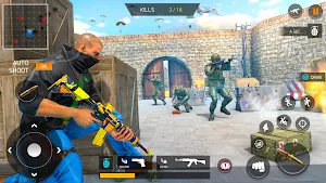 TPS Gun War Shooting Games 3D Screenshot 2