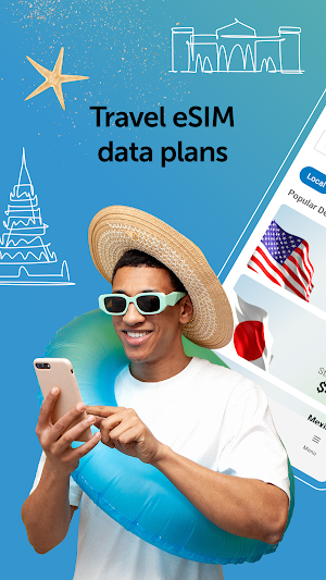 MobileSIM: Travel eSIM Data Screenshot 0