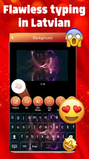 Latvian Keyboard 2023 Screenshot 2