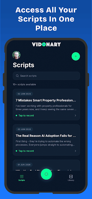 Vidonary - Video Teleprompter Screenshot 2