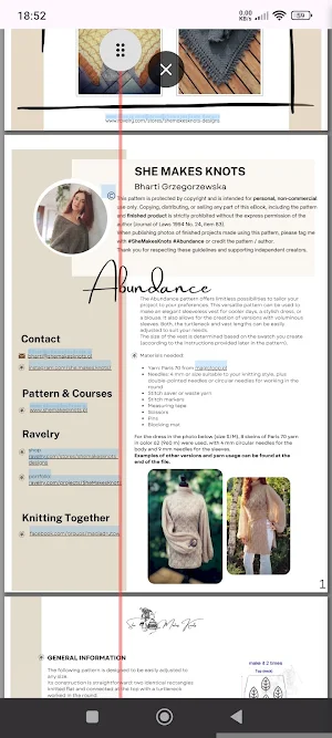 She Makes Knots - Knitting App Screenshot 1