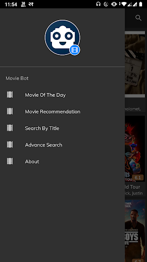 Movie Bot - Movie Recommendation Screenshot 1