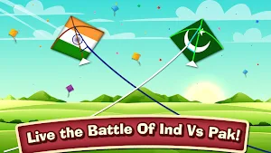 India Vs Pakistan Kite Fly Adventure for Fun Screenshot 0