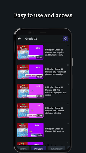 Ethiopian Education Playlist Screenshot 3