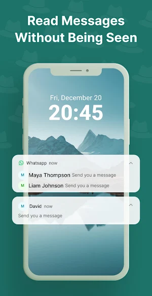 Unseen Chat: Read Messages Screenshot 1