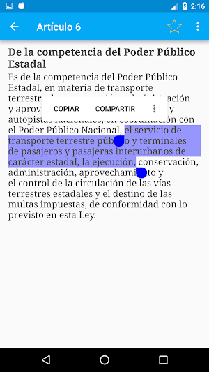 Ley de Tránsito Venezuela Screenshot 2