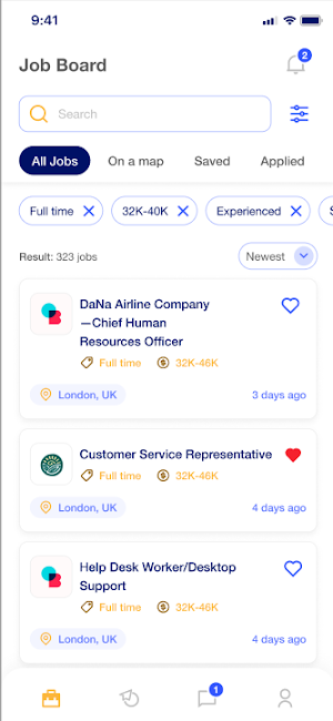 HR100 Jobs Screenshot 1