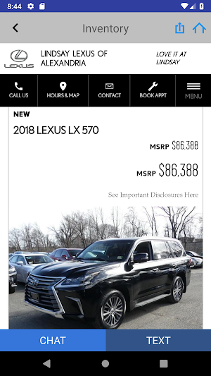 Lindsay Lexus of Alexandria Screenshot 3
