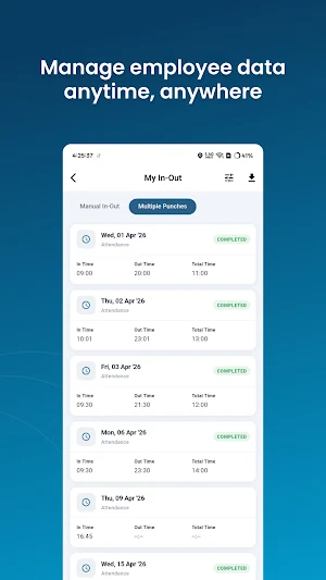 WeekMate: AI DRIVEN HRMS Screenshot 2